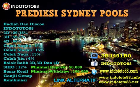 Keluaran sydney pools 6d Nomor result Sydney hari ini yang ada di atas kami ambil langsung dari situs resminya yaitu Sydneypoolstoday